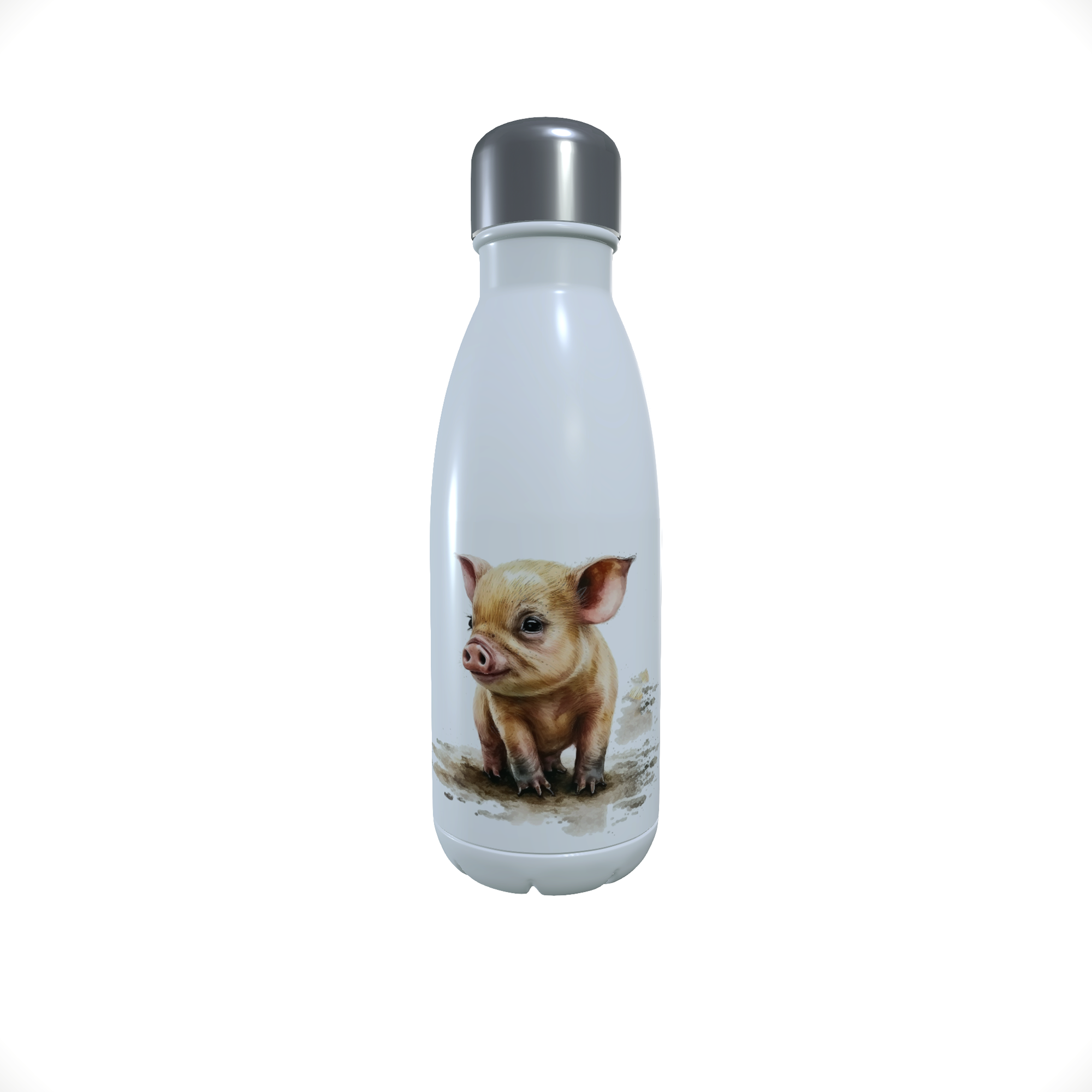 Pig Drinks Bottle, Pig Water Bottle, Insulated Drinks Bottle